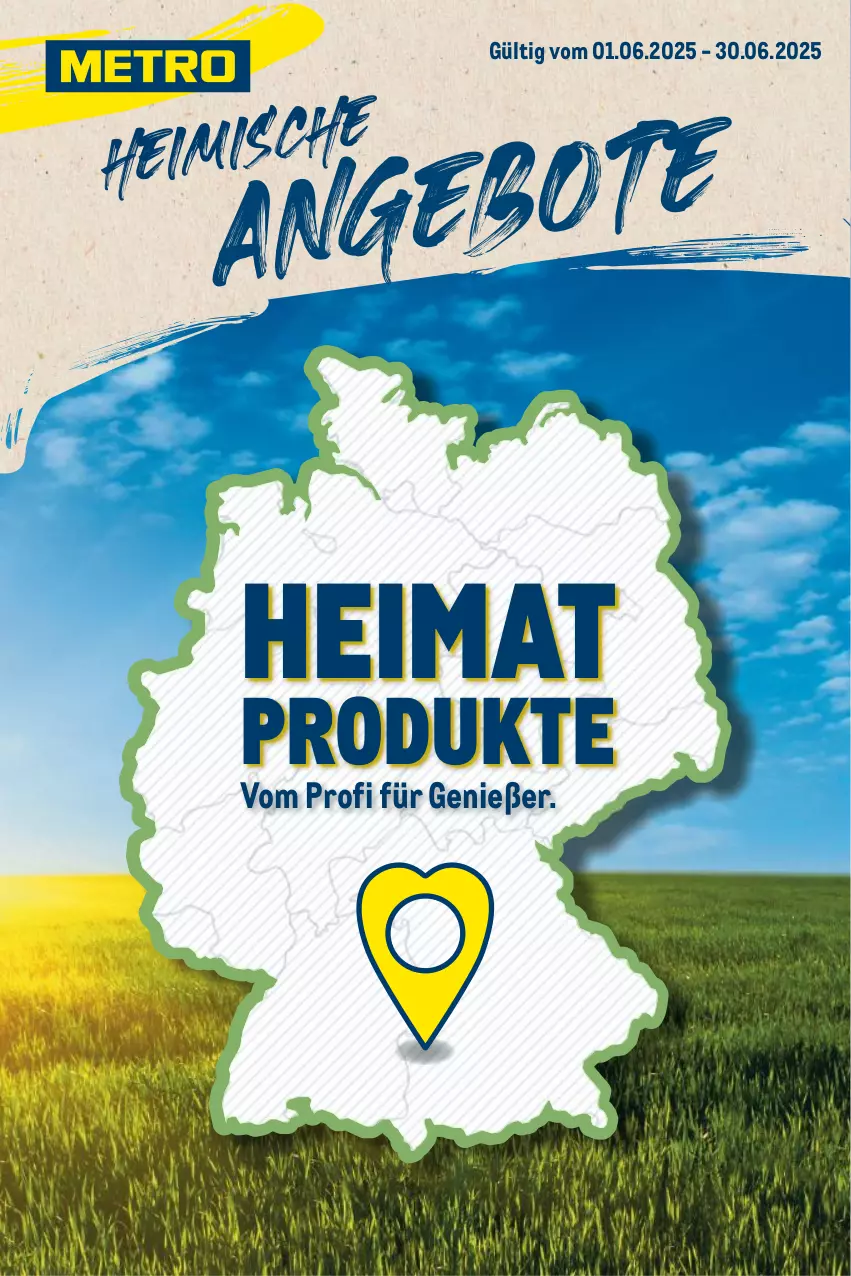 Aktueller Prospekt Metro - Regionaler Flyer - von 01.06 bis 30.06.2025 - strona 1 - produkty: heimat produkt, Ti