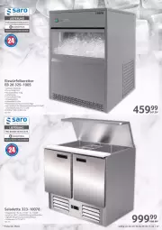 Gazetka promocyjna Selgros - Gastronomie - Gazetka - ważna od 02.11 do 02.11.2022 - strona 27 - produkty: Behälter, decke, Deckel, edelstahl, eis, eiswürfel, eiswürfelbereiter, reis, saro, schlauch, Ti, ventilator, wasser, würfel