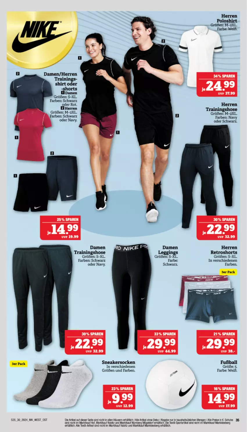 Aktueller Prospekt Marktkauf - Prospekt - von 21.07 bis 27.07.2024 - strona 35 - produkty: ball, eis, Fußball, herren poloshirt, hose, poloshirt, reis, retroshorts, schuhe, shirt, shorts, sneaker, sneakersocken, socken, Sport, Ti, Trainingshose