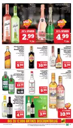 Gazetka promocyjna Marktkauf - Prospekt - Gazetka - ważna od 27.07 do 27.07.2024 - strona 19 - produkty: aktionspreis, alkohol, amaro, aperitif, averna, bio, blended scotch, creme, deka, eis, flasche, gin, johnnie walker, likör, lillet, nuss, Pinot, pinot grigio, primitivo, reis, rosato, sahne, scotch, sim, Tanqueray, Ti, wein, weinbrand, ZTE