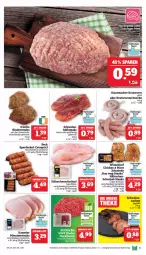 Gazetka promocyjna Marktkauf - Prospekt - Gazetka - ważna od 27.07 do 27.07.2024 - strona 9 - produkty: Bau, cevapcici, eis, fleisch, gewürz, grill, Hähnchenschnitzel, Hausmacher, henkel, kasseler, kräuter, mac, Mett, minutensteaks, natur, reis, rind, rinder, Rindersteak, schenkel, schnitzel, steak, steaks, Ti, wiesenhof, ZTE