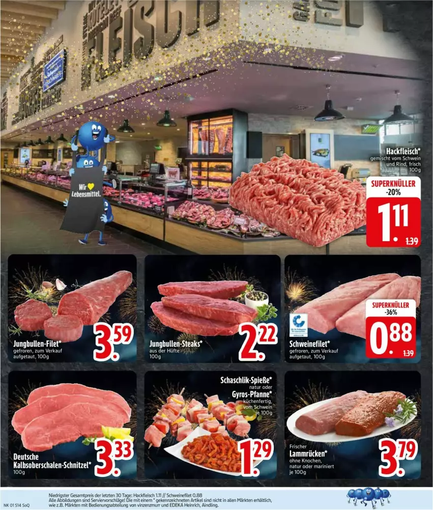 Aktueller Prospekt Edeka - Prospekte - von 29.12.2026 bis 03.01.2027 - strona 16 - produkty: eier, küche, Küchen, lamm, Lammrücken, natur, Ti