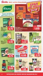 Gazetka promocyjna Famila - Prospekte - Gazetka - ważna od 15.04 do 15.04.2023 - strona 14 - produkty: apfel, Bau, Becher, beutel, burger, decke, dressing, eis, feinschmecker, flasche, gin, gurke, gurken, hollandaise, knorr, kräuter, Kühne, reis, reiss, salat, Salatkräuter, sauce, sauce hollandaise, saucen, schlemmersauce, schlemmersaucen, senf, Soße, suppe, suppen, Ti, ZTE