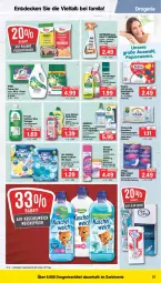 Gazetka promocyjna Famila - Prospekte - Gazetka - ważna od 15.04 do 15.04.2023 - strona 21 - produkty: airwick, Alwa, Always, ariel, auer, cottonelle, decke, eis, elle, essig, feuchtes toilettenpapier, feuchttücher, flasche, Frosch, gin, heitmann, Jean Carol, kraft, Kuschelweich, natur, orange, papier, Pods, reiniger, reis, slip, slipeinlagen, spiritus, spülmittel, Ti, toilettenpapier, tücher, vanish, wc frisch, WC Frisch Kraft Aktiv, wc-reiniger, weichspüler, WICK, ZTE