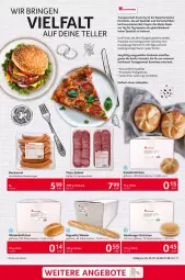 Gazetka promocyjna Selgros - Eigenmarken - Gazetka - ważna od 07.08 do 07.08.2024 - strona 3 - produkty: baguette, Brei, brötchen, burger, eier, eis, elle, erde, hamburger, hamburger brötchen, Kaiser, küche, pizza, reis, ring, salami, teller, Ti, tisch, trolli, weizenbrötchen