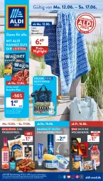 Gazetka promocyjna AldiSud - NÄCHSTE WOCHE - Gazetka - ważna od 17.06 do 17.06.2023 - strona 1 - produkty: aldi, auto, bier, eis, ente, gin, grill, Ofen, original wagner, pizza, reis, steinofen, strandlaken, Ti, wagner, ZTE