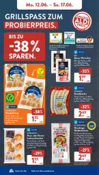 Gazetka promocyjna AldiSud - NÄCHSTE WOCHE - Gazetka - ważna od 17.06 do 17.06.2023 - strona 7 - produkty: aldi, Berger, bier, brötchen, butter, cin, eis, fleisch, grill, je 250-g-packung, kracher, kräuter, kräuterbutter, kuchen, lamm, maggi, mozzarella, nürnberger, pizza, reis, rel, Ti, würstchen, ZTE