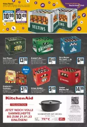 Gazetka promocyjna E Center - Angebote der Woche - Gazetka - ważna od 07.01 do 07.01.2023 - strona 19 - produkty: alkohol, decke, Deckel, getränk, getränke, Hefte, KitchenAid, krombache, krombacher, Paula, paulaner, pils, Ti, topf