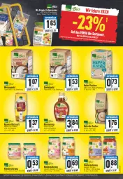 Gazetka promocyjna E Center - Angebote der Woche - Gazetka - ważna od 07.01 do 07.01.2023 - strona 5 - produkty: agaven, apfel, auer, bio, dicksaft, dinkelmehl, erdnuss, erdnüsse, erdnüssen, flasche, hafer, Kinder, Kindernahrung, mehl, nuss, saft, sirup, veggie, weizenmehl, zucker
