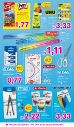 Gazetka promocyjna Kodi - Prospekte - Gazetka - ważna od 11.08 do 11.08.2022 - strona 3 - produkty: eis, Elan, elle, flasche, Flinke Flasche, Kinder, kleber, orange, Radiergummi, reis, Schere, stifte, teller, Ti