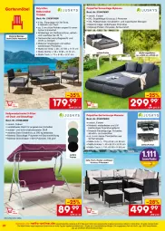 Gazetka promocyjna Netto Marken-Discount - Online-Angebote August - Gazetka - ważna od 31.08 do 31.08.2022 - strona 22 - produkty: angebot, Bau, eis, Garten, Gartenlounge, gartenmöbel, hocker, hollywoodschaukel, HP, kissen, latte, LG, Liege, möbel, ndk, reis, Ria, Schaukel, sessel, Sitzauflage, Sofa, sonnenliege, Stühl, Ti, tisch, tischplatte, Tischplatten, versandkostenfrei, ZTE