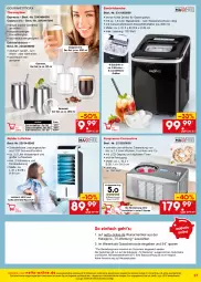 Gazetka promocyjna Netto Marken-Discount - Online-Angebote August - Gazetka - ważna od 31.08 do 31.08.2022 - strona 27 - produkty: akku, angebot, Becher, Behälter, Cap, cappuccino, cin, drink, drinks, edelstahl, eis, eismaschine, eiswürfel, eiswürfelbereiter, elle, erde, espresso, fernbedienung, frucht, Garten, getränk, getränke, Gläser, gutschein, gutscheine, kompressor, korb, kühlakku, kühlakkus, milch, ndk, Reinigung, reis, spülmaschinen, Thermogläser, Ti, timer, versandkostenfrei, wasser, wassertank, würfel, ZTE