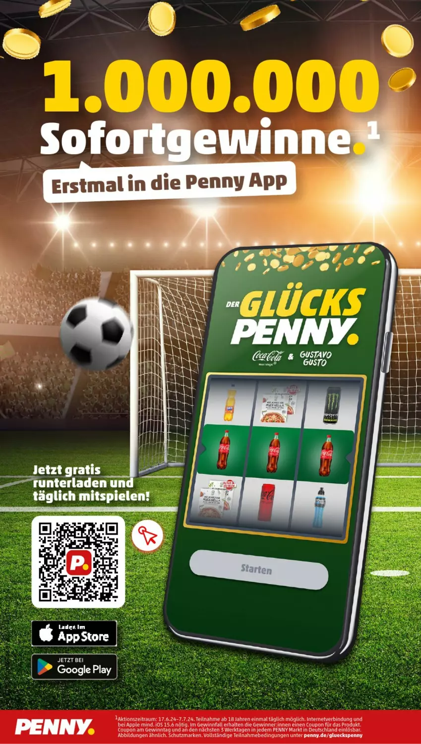 Aktueller Prospekt Penny - Prospekte - von 17.06 bis 22.06.2024 - strona 10 - produkty: Apple, coupon, google play, Spiele, Ti