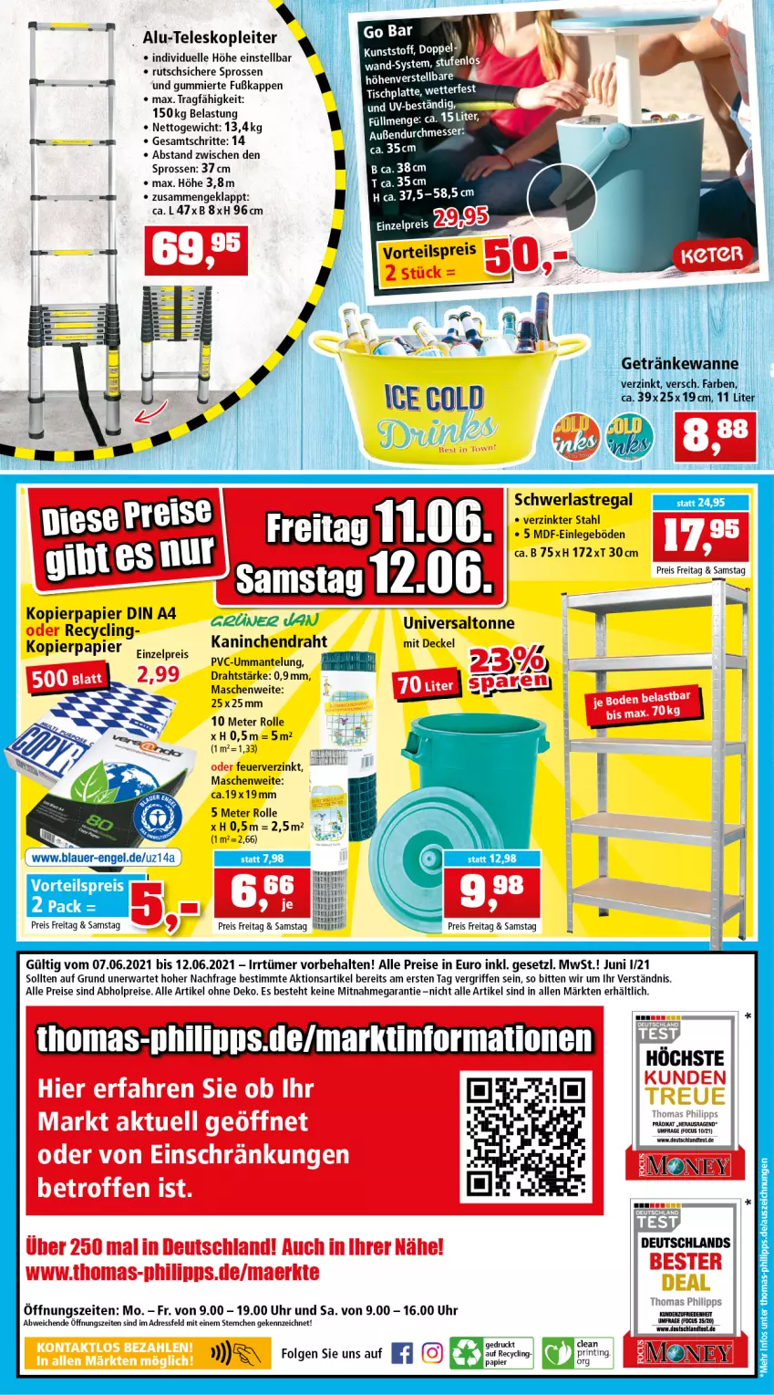 Aktueller Prospekt Thomas Philipps - Prospektwerbung - von 07.06 bis 12.06.2021 - strona 12