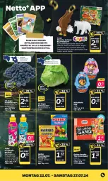 Gazetka promocyjna Netto - Woche 30 - Gazetka - ważna od 27.07 do 27.07.2024 - strona 4 - produkty: angebot, angebote, asti, beere, beeren, classico, eis, eisbergsalat, erdbeere, frucht, fruchtgummi, fruchtsaft, fruchtsaftgetränk, getränk, haribo, heidelbeere, heidelbeeren, kirsch, kirsche, reis, sac, saft, salat, Ti, tisch, vita