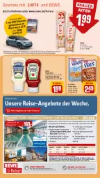 Gazetka promocyjna Rewe - Prospekte - Gazetka - ważna od 29.07 do 29.07.2023 - strona 13 - produkty: angebot, angebote, axe, buch, Dr. Oetker, eis, ferrero, flasche, giotto, gutschein, haselnuss, heinz, inklusivleistungen, ketchup, Kinder, mayonnaise, müsli, nuss, reis, ring, sofortrabatt, Ti, tomato ketchup, uhr, vita, vitalis, vitalis müsli, wasser, wellnessbereich, Yo