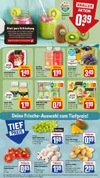 Gazetka promocyjna Rewe - Prospekte - Gazetka - ważna od 29.07 do 29.07.2023 - strona 6 - produkty: apfel, Blaubeer, champignon, champignons, drink, drinks, eis, eisbergsalat, Elan, elle, grana, granatapfel, granatapfelkerne, guacamole, ingwer, kartoffel, kartoffeln, kiwi, korb, kraft, LG, mango, merl, Rana, reis, rewe beste wahl, rezept, rezepte, rispentomaten, salat, Schal, Schale, smoothie, speisekartoffeln, tafeltrauben, Ti, tiefpreis, tomate, tomaten, trauben, zespri