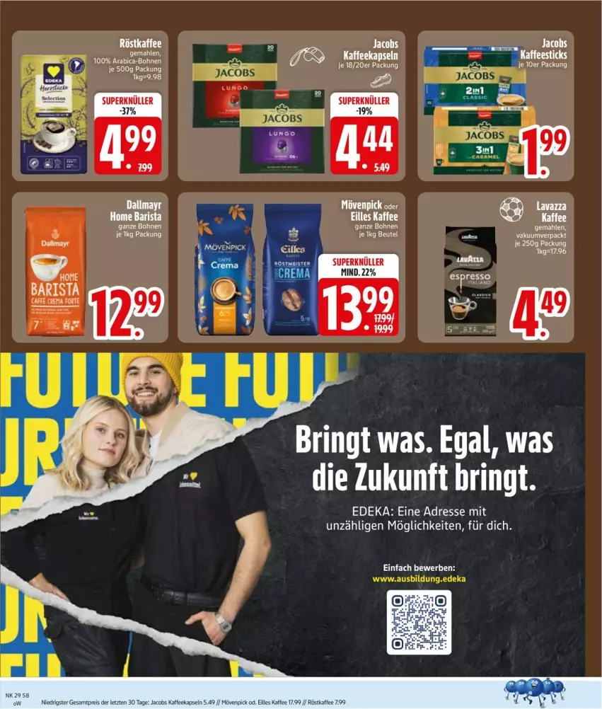 Aktueller Prospekt Edeka - Prospekte - von 13.07 bis 18.07.2026 - strona 10 - produkty: bohne, bohnen, deka, jacobs, kaffee, kaffee ganze bohnen, lavazza, mövenpick, ring, röstkaffee, usb