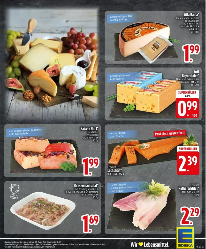 Aktueller Prospekt Edeka - Prospekte - von 13.07 bis 18.07.2026 - strona 13 - produkty: Bad, eis, Kaiser, lebensmittel, milch, reis, salat, tee, zott, ZTE