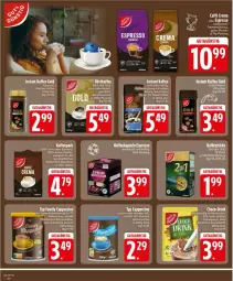 Gazetka promocyjna Edeka - Prospekte - Gazetka - ważna od 18.07 do 18.07.2026 - strona 12 - produkty: bohne, bohnen, bohnenkaffee, caffe, Cap, cappuccino, cin, drink, ente, espresso, kaffee, kaffeepads, kakao, löslicher kaffee, mac, oder espresso, röstkaffee, schoko, tee, Ti