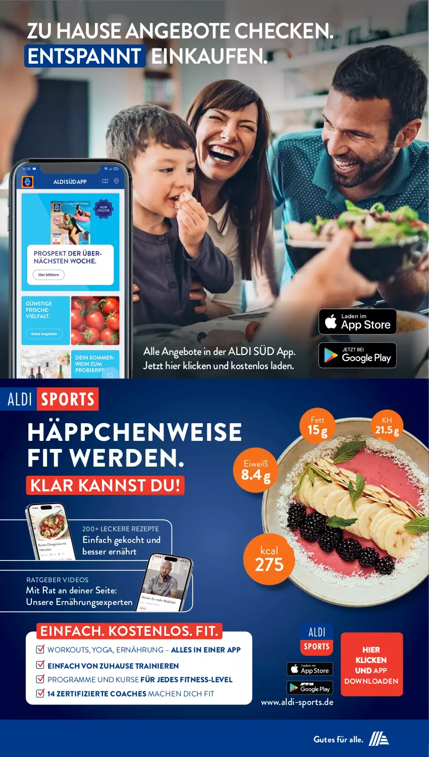 Aktueller Prospekt AldiSud - IN ZWEI WOCHEN - von 08.01 bis 13.01.2023 - strona 15 - produkty: aldi, angebot, angebote, deo, eis, erde, mac, rezept, rezepte, Sport, Ti, Yo