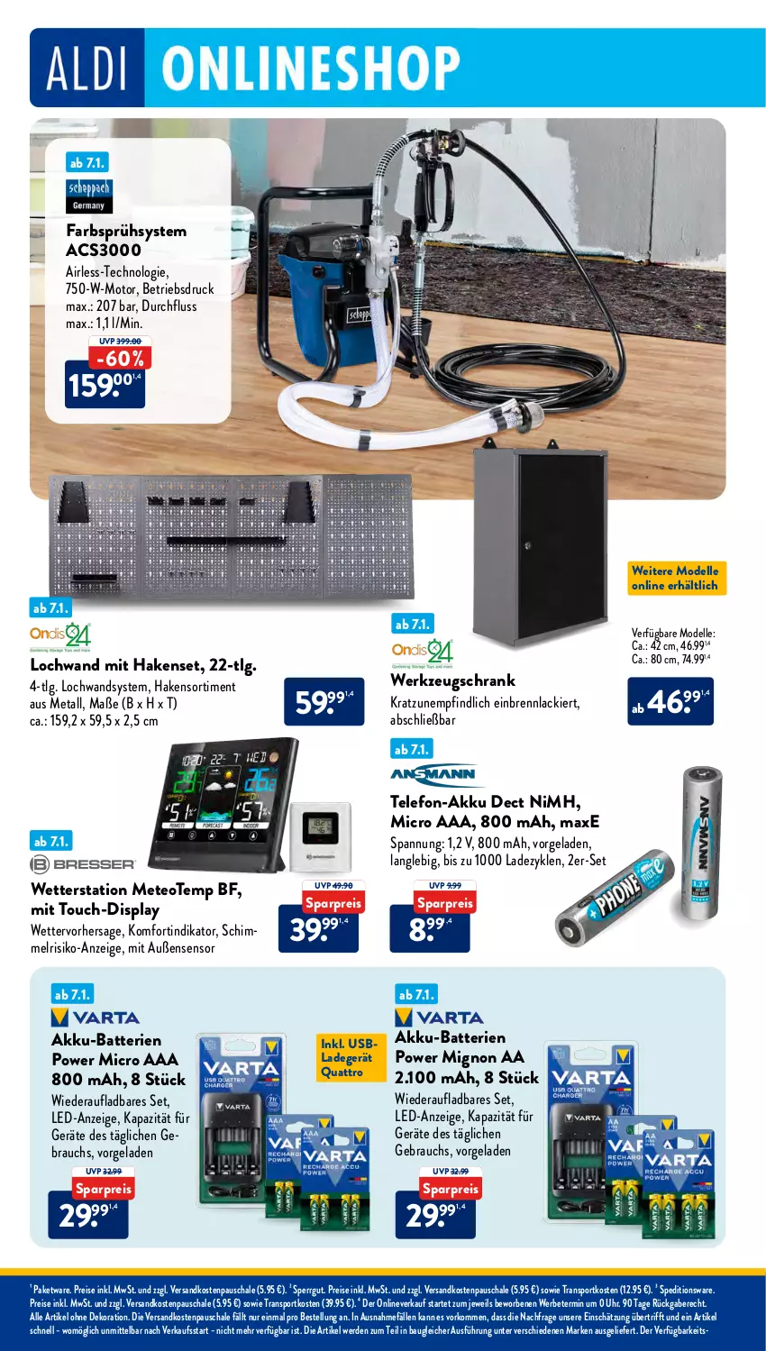 Aktueller Prospekt AldiSud - IN ZWEI WOCHEN - von 08.01 bis 13.01.2023 - strona 33 - produkty: akku, alle artikel ohne dekoration, axe, batterie, batterien, Bau, dekoration, dell, eis, elle, erde, lack, ladegerät, LG, Mode, ndk, Rauch, reis, Schal, Schale, Schrank, Sport, telefon, Ti, uhr, usb, werkzeug, Wetterstation