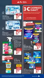 Gazetka promocyjna AldiSud - IN ZWEI WOCHEN - Gazetka - ważna od 13.01 do 13.01.2023 - strona 21 - produkty: aldi, Alwa, Always, Bad, binden, bio, biozidprodukte, eis, elle, flasche, gin, hakle, hakle toilettenpapier, haushaltstücher, listerine, mint, mundspülung, papier, Rauch, reiniger, Reinigung, reis, rwe, sagrotan, slip, slipeinlagen, spülung, teller, Ti, toilettenpapier, tücher, Ultra-Binden, wc-reiniger, weck