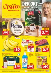 Gazetka promocyjna Netto Marken-Discount - Filial-Angebote - Gazetka - ważna od 19.03 do 19.03.2022 - strona 1 - produkty: angebot, asti, banane, bananen, beko, bier, Biere, bitburger, burger, eis, fleisch, géramont, hackfleisch, hackfleisch gemischt, kaffee, maggi, maggi fix, melitta, ndk, rama, reis, rind, schwein, Softlan, Ti, versandkostenfrei, weichspüler, wein, ZTE