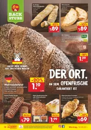 Gazetka promocyjna Netto Marken-Discount - Filial-Angebote - Gazetka - ważna od 19.03 do 19.03.2022 - strona 18 - produkty: angebot, backofen, baguette, bio, blume, blumen, brot, Croissant, eis, haselnuss, kakao, Käse, kuchen, mehl, Meister, ndk, nuss, Ofen, reis, schinken, schoko, sonnenblume, sonnenblumen, Sonnenblumenkerne, sonnenblumenkernen, steinofen, stube, Tasche, Ti, tisch, usb, vanille, versandkostenfrei, vita, weltmeisterbrot, zitrone, zitronen