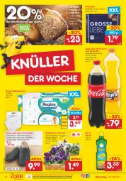 Gazetka promocyjna Netto Marken-Discount - Filial-Angebote - Gazetka - ważna od 19.03 do 19.03.2022 - strona 2 - produkty: angebot, backofen, beetpflanzen, bett, brötchen, coca-cola, cola, decksohle, eis, erde, fanta, gin, Meister, Mezzo Mix, ndk, Ofen, pantolette, pantoletten, papier, pflanze, pflanzen, rapso, rapsöl, reis, ritter, ritter sport, Sport, sprite, stube, Ti, toilettenpapier, usb, versandkostenfrei