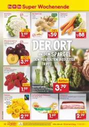 Gazetka promocyjna Netto Marken-Discount - Filial-Angebote - Gazetka - ważna od 19.03 do 19.03.2022 - strona 32 - produkty: asti, Bau, beere, beeren, bio, blume, blumen, blumenkohl, eis, erdbeere, erdbeeren, fleisch, fleischwurst, Geflügel, gutfried, ingwer, ndk, pflaume, pflaumen, reis, rosen, Schal, Schale, spargel, spargel grün, suppe, suppen, Ti, usb, versandkostenfrei, wurst