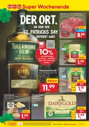 Gazetka promocyjna Netto Marken-Discount - Filial-Angebote - Gazetka - ważna od 19.03 do 19.03.2022 - strona 36 - produkty: braten, butter, cheddar, Dairygold, eier, eis, flakes, gin, irische butter, irish whiskey, kerrygold, ndk, reis, rind, saft, Streichzart, Ti, tullamore, usb, versandkostenfrei, whiskey