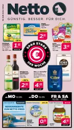 Gazetka promocyjna Netto - Woche 37 - Gazetka - ważna od 17.09 do 17.09.2022 - strona 1 - produkty: angebot, angebote, bohne, bohnen, butter, eis, frischkäse, grünländer, kaffee, kaffeebohnen, Käse, Kinder, Körniger Frischkäse, meggle, milram, nutella, qualitätswein, reis, rotkäppchen, Ti, wein