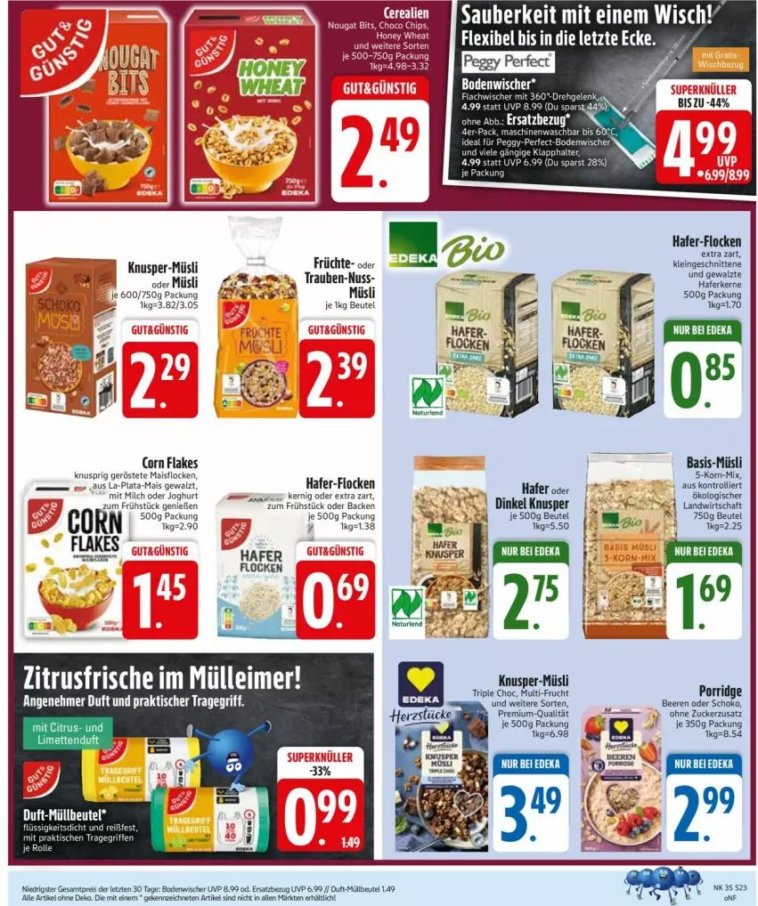 Aktueller Prospekt Edeka - Prospekte - von 25.08 bis 30.08.2025 - strona 25 - produkty: beere, beeren, beutel, chips, citrus, deka, flakes, frucht, hafer, joghur, joghurt, knusper-müsli, korn, limette, limetten, mais, Mett, metten, milch, müsli, natur, naturland, nuss, porridge, schnitten, schoko, tee, Ti, tisch, trauben, trolli, ZTE, zucker