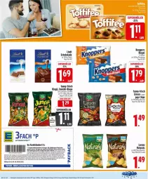 Gazetka promocyjna Edeka - Prospekte - Gazetka - ważna od 30.08 do 30.08.2025 - strona 24 - produkty: angebot, beutel, chips, coupon, coupons, deka, eis, erde, funny-frisch, HP, knoppers, LG, lindt, linsen, lorenz, natur, natura, payback, Rauch, reis, riegel, ring, rwe, schoko, schokolade, Ti, toffifee, ZTE