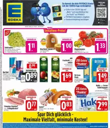 Gazetka promocyjna Edeka - Prospekte - Gazetka - ważna od 30.08 do 30.08.2025 - strona 3 - produkty: beutel, braten, De Cecco, deka, drink, ecco, Elan, energy drink, frucht, fruchtsaft, hakle, hartweizen, jumbo, kiwi, Kiwi Gold, lyoner, Nektar, papier, pasta, payback, red bull, ring, rispentomaten, saft, schnitzel, schwein, schweine, schweine-schnitzel, tafeltrauben, Ti, toilettenpapier, tomate, tomaten, trauben, wein, weine, Yo