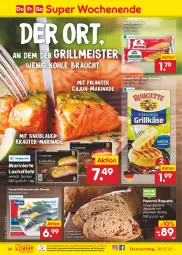 Gazetka promocyjna Netto Marken-Discount - Filial-Angebote - Gazetka - ważna od 30.07 do 30.07.2022 - strona 34 - produkty: angebot, backofen, baguette, brot, Dorade, eis, femeg, filet, filets, grill, Käse, knoblauch, kräuter, lachs, lachsfilet, lachsfilets, marinade, Meister, mit knoblauch, ndk, Ofen, Ofenkäse, peperoni, Peroni, Rauch, reis, rouge, rougette, stube, Ti, versandkostenfrei, wolfsbarsch