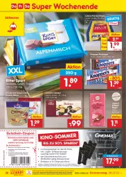 Gazetka promocyjna Netto Marken-Discount - Filial-Angebote - Gazetka - ważna od 30.07 do 30.07.2022 - strona 36 - produkty: Amber, cin, coupon, cremys, eis, ente, gutschein, gutscheine, joghur, joghurt, knoppers, lambertz, leibniz, Maus, ndk, nuss, nussriegel, Pick Up!, prinzenrolle, reis, riegel, ritter, ritter sport, Sport, Ti, uhr, versandkostenfrei