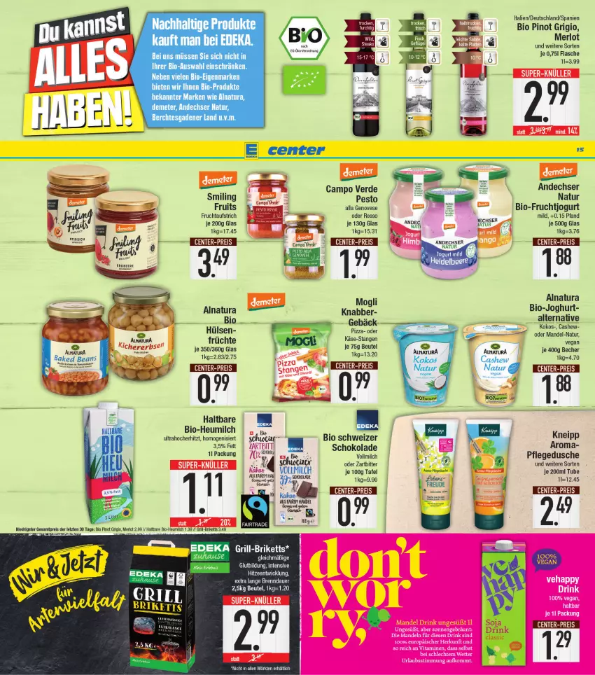 Aktueller Prospekt E Center - Angebote der Woche - von 13.06 bis 18.06.2022 - strona 15 - produkty: andechser natur, bio, grill, natur, natura, Ti