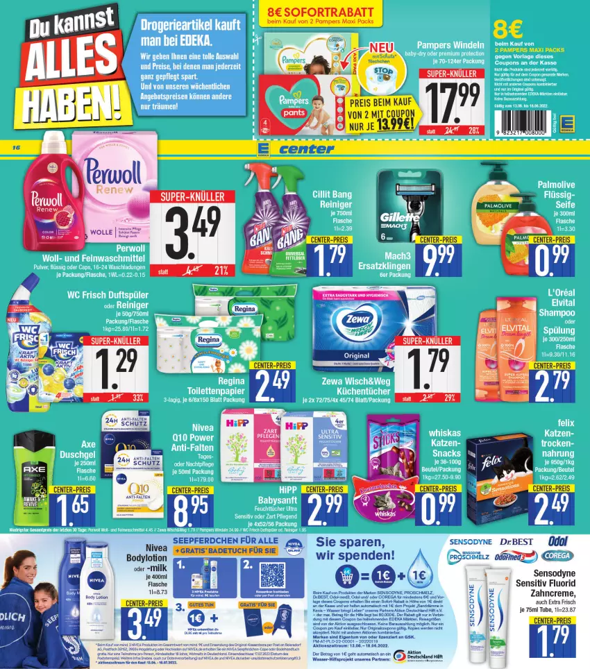 Aktueller Prospekt E Center - Angebote der Woche - von 13.06 bis 18.06.2022 - strona 16 - produkty: angebot, angebotspreis, axe, Cillit, eis, mac, mach3, reis, Ti