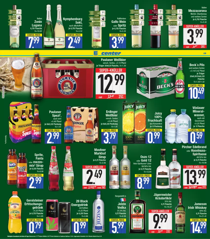 Aktueller Prospekt E Center - Angebote der Woche - von 13.06 bis 18.06.2022 - strona 19 - produkty: eis, Ti, vodka