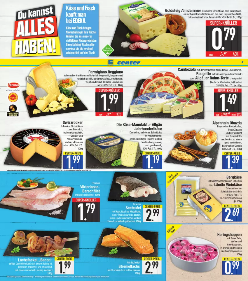 Aktueller Prospekt E Center - Angebote der Woche - von 13.06 bis 18.06.2022 - strona 3 - produkty: fisch, Käse, küche, natur, ring, Ti, tisch