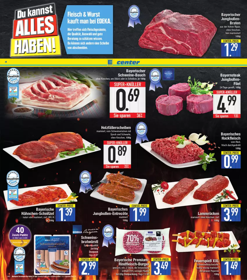 Aktueller Prospekt E Center - Angebote der Woche - von 13.06 bis 18.06.2022 - strona 4 - produkty: eis, fleisch, Ti, wurst