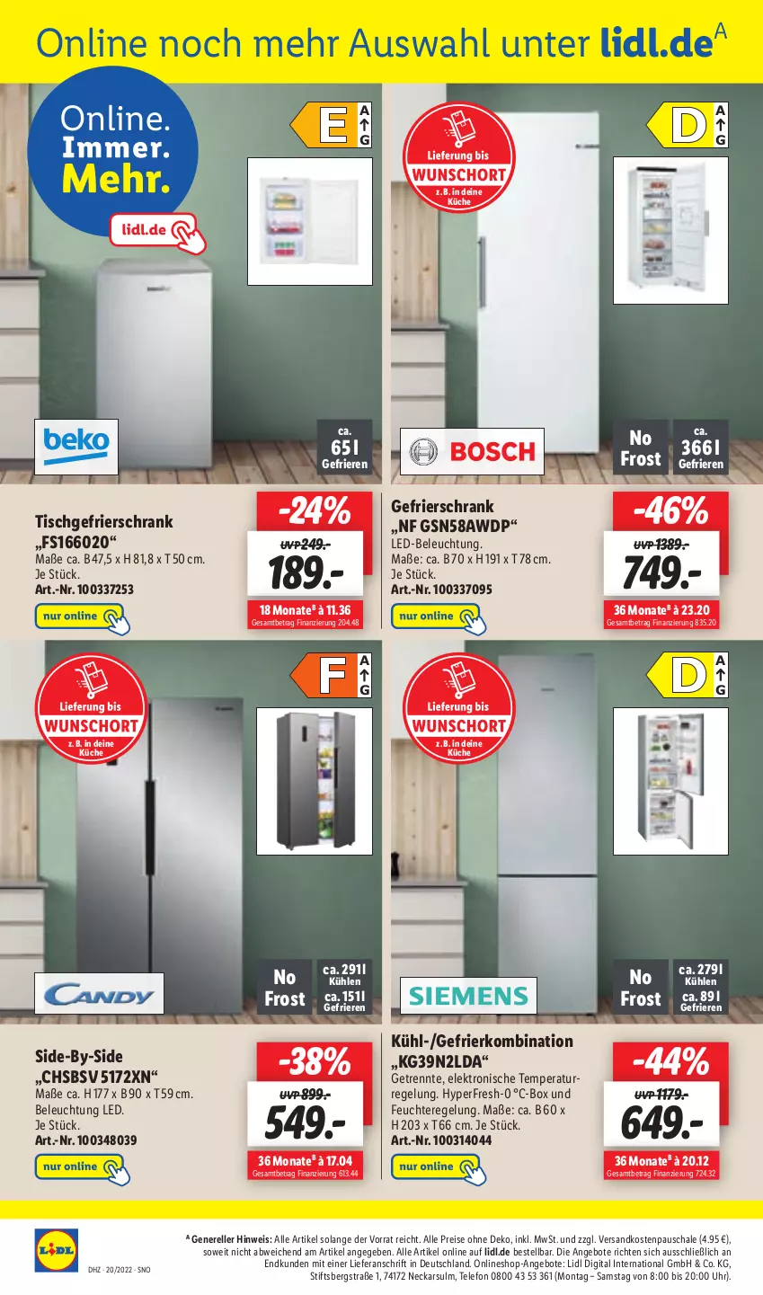 Aktueller Prospekt Lidl - Aktionsprospekt - von 16.05 bis 21.05.2022 - strona 28 - produkty: angebot, angebote, beleuchtung, eis, Elektro, elle, gefrierkombination, gefrierschrank, küche, led-beleuchtung, ndk, reis, rel, Schal, Schale, Schrank, telefon, Ti, tisch, uhr