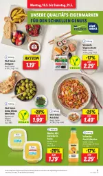 Gazetka promocyjna Lidl - Aktionsprospekt - Gazetka - ważna od 21.05 do 21.05.2022 - strona 11 - produkty: angebot, antipasti, asti, eis, elle, garnelen, grüne oliven, kräuter, kräutern, nuss, olive, oliven, reis, salat, sauce, Sushi, Ti, valensina, ZTE