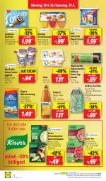 Gazetka promocyjna Lidl - Aktionsprospekt - Gazetka - ważna od 21.05 do 21.05.2022 - strona 14 - produkty: auer, Bau, Bauer, cornetto, danone, danone fruchtzwerge, eis, elle, feinschmecker, frucht, fruchtjoghurt, fruchtsaft, fruchtzwerge, Hohes C, joghur, joghurt, knorr, knorr fix, Kugel, langnese, lätta, mit frucht, ndk, preisvorteil, reis, rel, rügenwalder, saft, salami, sauce, saucen, Schal, Schale, snack, suppe, suppen, teller, Ti, Vegeta, zott, zottarella