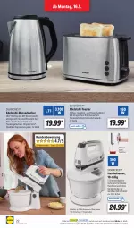 Gazetka promocyjna Lidl - Aktionsprospekt - Gazetka - ważna od 21.05 do 21.05.2022 - strona 24 - produkty: auto, brötchen, brötchenaufsatz, edelstahl, gin, handmixer, Kocher, Mixer, ndk, Rührschüssel, rwe, Schal, Schale, schüssel, silvercrest, stabmixer, Teigschaber, thermostat, Ti, toast, toaster, wasser, wasserkocher