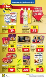 Gazetka promocyjna Lidl - Aktionsprospekt - Gazetka - ważna od 21.05 do 21.05.2022 - strona 42 - produkty: alesto, alpro, Cashew, cashewkerne, Clin, danone, drink, eis, elle, filet, filets, frucht, fruchtjoghurt, granini, granini die limo, hawesta, hering, Herings, heringsfilets, joghur, joghurt, landliebe, limo, mövenpick, mövenpick eis, ndk, preisvorteil, reis, ring, Schal, Schale, teller, Ti