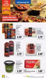 Gazetka promocyjna Lidl - Aktionsprospekt - Gazetka - ważna od 21.05 do 21.05.2022 - strona 44 - produkty: antipasti, asti, chorizo, filet, filets, in olivenöl, latte, Makrele, Makrelenfilets, ndk, olive, oliven, olivenöl, rel, Schal, Schale, Tapas, Ti, wurst