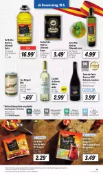 Gazetka promocyjna Lidl - Aktionsprospekt - Gazetka - ważna od 21.05 do 21.05.2022 - strona 49 - produkty: angebot, bier, eis, elle, früchte, mac, natives olivenöl, olive, oliven, olivenöl, olivenöl extra, reis, Ria, rotwein, sangria, teller, Ti, tragegriff, wein, ZTE